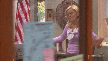 Sweating Amy Poehler GIF by Parks and Recreation