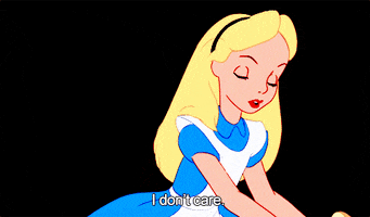 Unimpressed Alice In Wonderland GIF