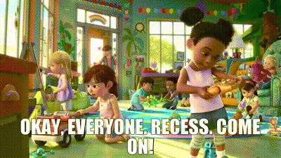 YARN | Okay, everyone. Recess. Come on! | Toy Story 3 (2010) | Video gifs  by quotes | d75b7cf0 | 紗